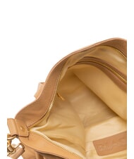 BIASIA WEAVE Leder-Shoppingtasche mit Schultergurt Kamel - Damentaschen - 4