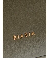 BIASIA NOVEAU Leder-Umhängetasche mit Schultergurt Moos - Damentaschen - 4