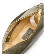 BIASIA NOVEAU Leder-Umhängetasche mit Schultergurt Moos - Damentaschen - 5