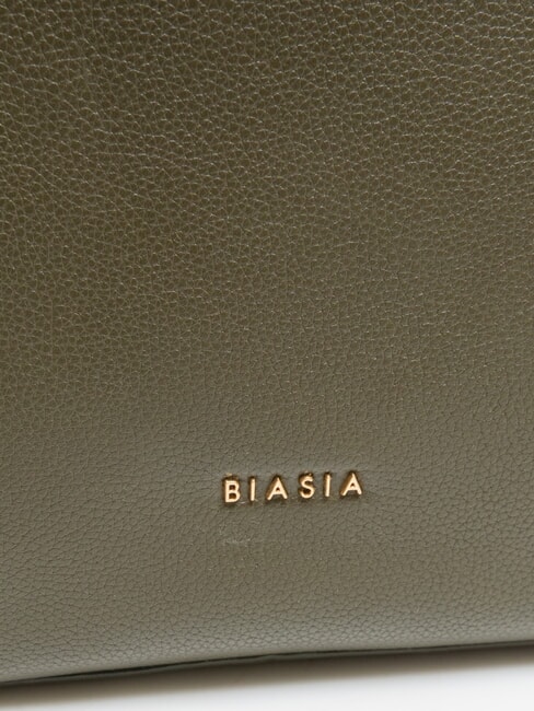 NOVEAU Umhängetasche aus Leder Moos - Damentaschen