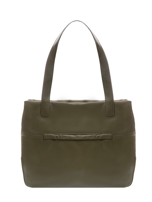 NOVEAU Umhängetasche aus Leder Moos - Damentaschen