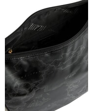 ALVIERO MARTINI PRIMA CLASSE GEO SOFT BLACK Mittelgroße, halbmondförmige Umhängetasche Schwarz - Damentaschen - 4