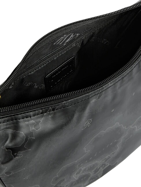 GEO SOFT BLACK Kleine, halbmondförmige Umhängetasche Schwarz - Damentaschen