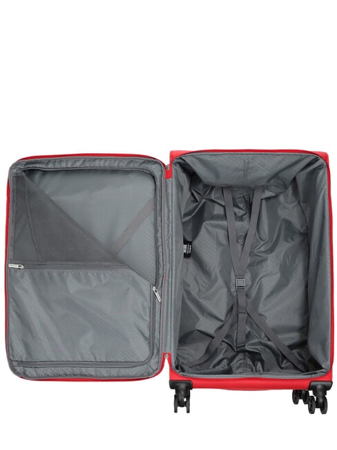 BASE BREEZE Großer, erweiterbarer Trolley ROT - Halbharte Trolleys