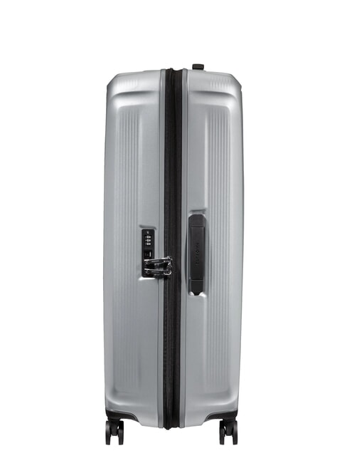 NUON Extra gro&szlig;er, erweiterbarer Trolley mattsil - Harte Trolleys