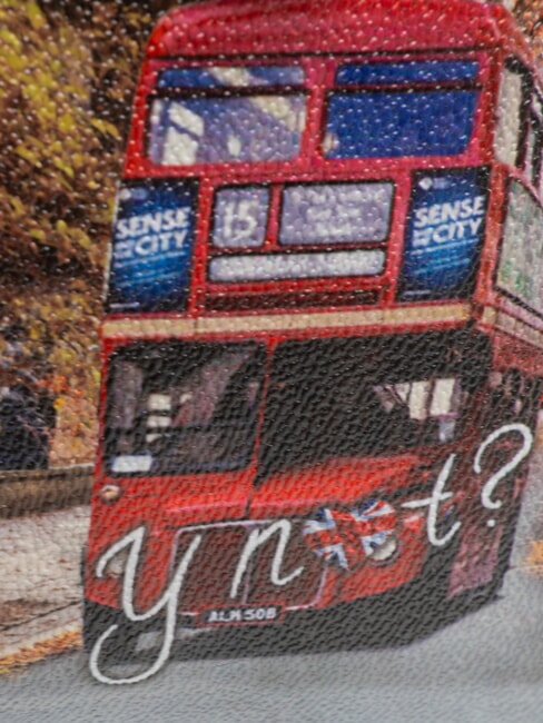 YESBAG Bedruckte Umhängetasche Londoner Straße - Damentaschen