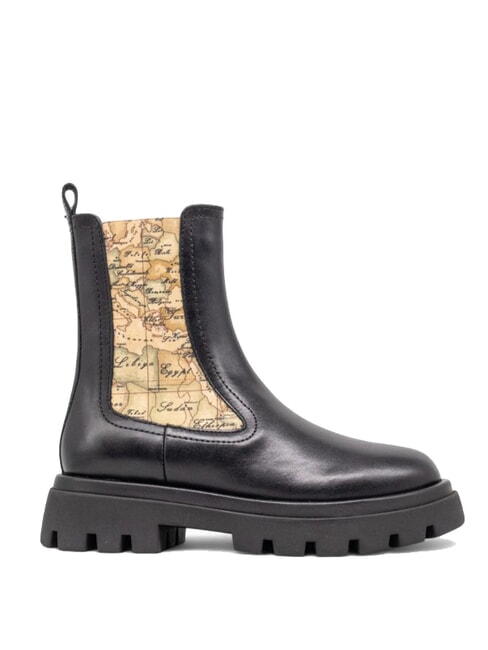 GEO Stiefeletten aus Leder Schwarz - Damenschuhe