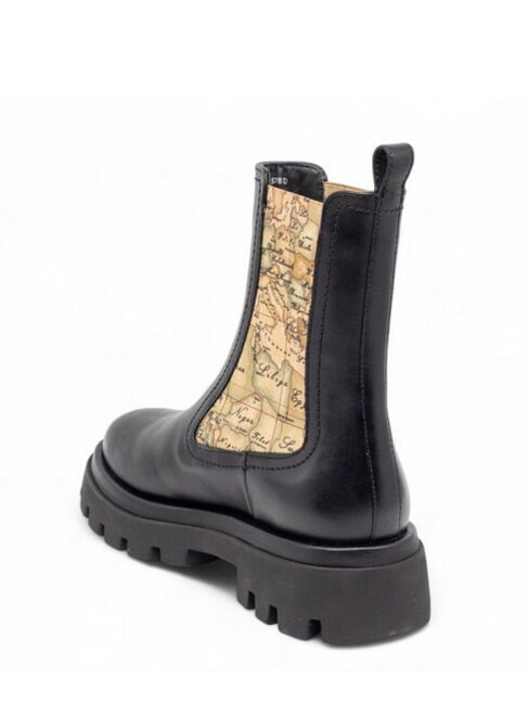 GEO Stiefeletten aus Leder Schwarz - Damenschuhe