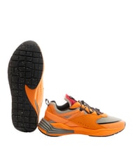 PIQUADRO CORNER 2.0 SPECIALE 2 Turnschuhe aus recyceltem Stoff ORANGE - Herrenschuhe - 4