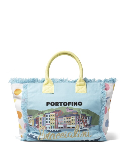 SUMMER Canvas-Tragetasche mit Aufdruck Portofino - Damentaschen