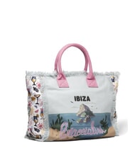 BRACCIALINI SUMMER Canvas-Tragetasche mit Aufdruck Ibiza - Damentaschen - 2