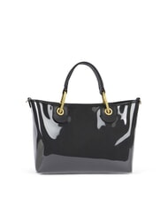BRACCIALINI BETH JELLY Kleine gl&auml;nzende Handtasche mit Beutel Schwarz - Damentaschen - 4