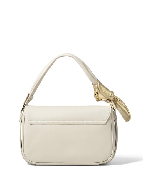 GRETA Lederhandtasche mit Schultergurt Beige - Damentaschen