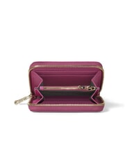 BRACCIALINI BASIC Kleine Lederbrieftasche mit Rundum-Rei&szlig;verschluss Rot - Brieftaschen Damen - 2