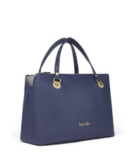 BRACCIALINI NORA Lederhandtasche mit Schultergurt Blau - Damentaschen - 2
