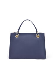 BRACCIALINI NORA Lederhandtasche mit Schultergurt Blau - Damentaschen - 3