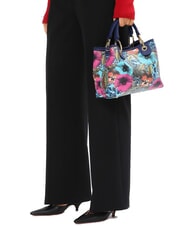 BRACCIALINI BETH SPECIAL Mittlere Handtasche mit Clutch Blume - Damentaschen - 6