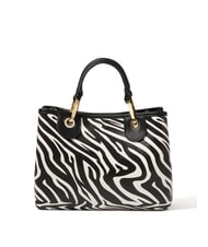 BRACCIALINI BETH SPECIAL Mittlere Handtasche mit Clutch Zebra - Damentaschen - 3