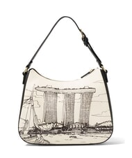 BRACCIALINI CARTOLINE SINGAPORE Hobo-Tasche mit Schultergurt multi - Damentaschen - 3
