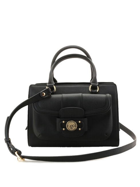 CHAIN Handtasche mit doppeltem Schultergurt Schwarz - Damentaschen