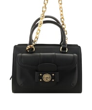 BRACCIALINI CHAIN Handtasche mit doppeltem Schultergurt Schwarz - Damentaschen - 3