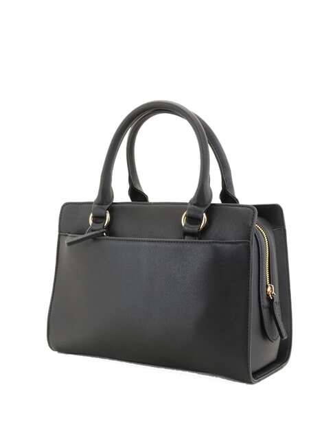 CHAIN Handtasche mit doppeltem Schultergurt Schwarz - Damentaschen