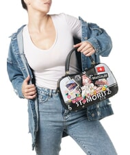 BRACCIALINI CARTOLINE Umhängetasche mit Schultergurt multi - Damentaschen - 5