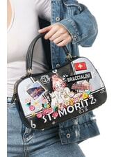 BRACCIALINI CARTOLINE Umhängetasche mit Schultergurt multi - Damentaschen - 6