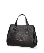 BRACCIALINI ZOE CROCO Bedruckte Lederhandtasche - Damentaschen