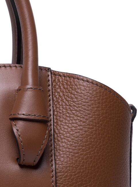 MIASTELLA Einkaufstasche mit Rom-Print Cognac - Damentaschen