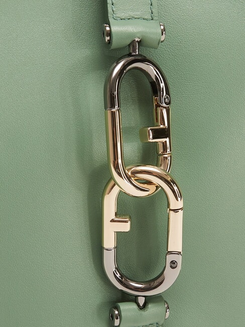 SIRENA S Umhängetasche aus Leder Olive - Damentaschen