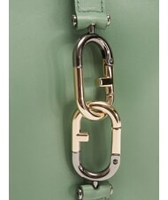 FURLA SIRENA S Umhängetasche aus Leder Olive - Damentaschen - 3