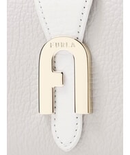 FURLA SOFIA GRAINY Mittelgroße Brieftasche aus Kalbsleder Perle und + Marmor c + Talk h - Brieftaschen Damen - 3