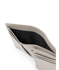 FURLA SOFIA GRAINY Mittelgroße Brieftasche aus Kalbsleder Perle und + Marmor c + Talk h - Brieftaschen Damen - 4