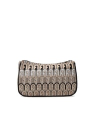 FURLA MOON Mini-Tasche aus Jacquard-Stoff Wüste + Schwarztöne - Damentaschen - 5