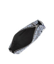 FURLA MOON Mini-Tasche aus Jacquard-Stoff Jeansblau + Schwarztöne - Damentaschen - 7