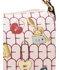 FURLA MOON Kleine Umhängetasche aus Leder bon bon töne - Damentaschen - 4