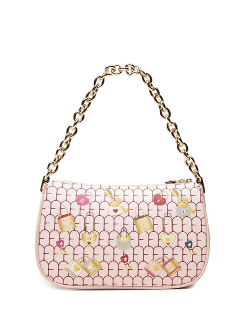 MOON Kleine Umhängetasche aus Leder bon bon töne - Damentaschen