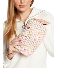 FURLA MOON Kleine Umhängetasche aus Leder bon bon töne - Damentaschen - 6