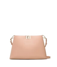 FURLA FLEUR Leder-Umhängetasche mit Schultergurt Kameen - Damentaschen - 3