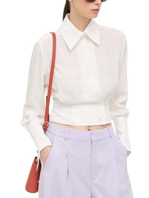 FLEUR Umhängetasche aus Kalbsleder Zimt - Damentaschen