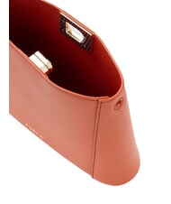 FURLA FLEUR Umhängetasche aus Kalbsleder Zimt - Damentaschen - 6