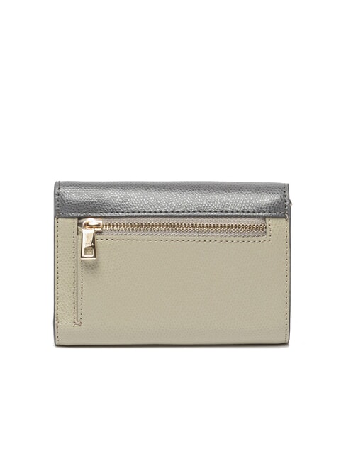 1927 Kompakte Brieftasche aus Ares-Leder Erde+Marmor C+Perle und Int. - Brieftaschen Damen