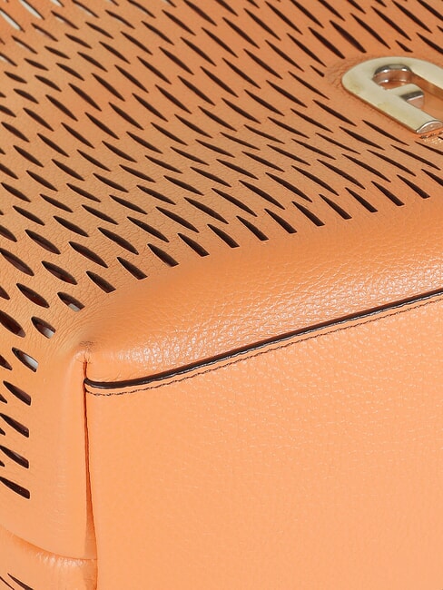 PRIMULA Umhängetasche aus perforiertem Leder Sonnenuntergang - Damentaschen