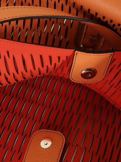 PRIMULA Umhängetasche aus perforiertem Leder Sonnenuntergang - Damentaschen