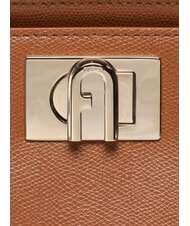 FURLA 1927 Minitasche aus Leder mit Ares-Print Cognac - Damentaschen - 3