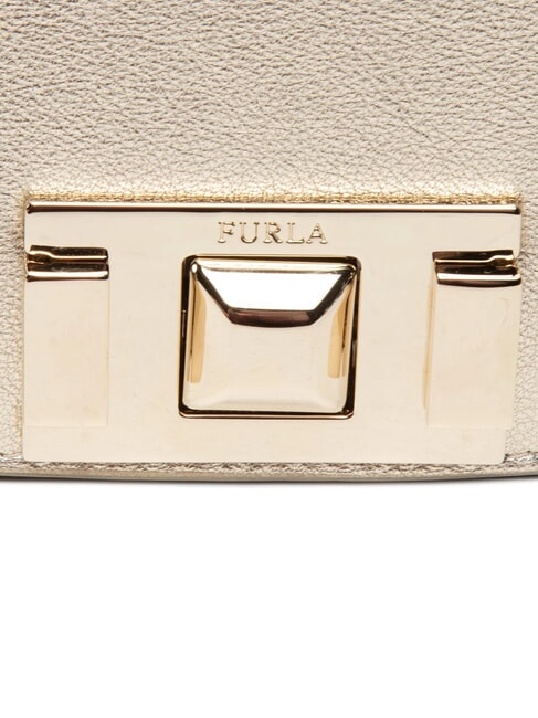 MIMI" Wandelbare Umhängetasche Platinfarbe - Damentaschen