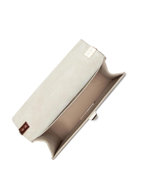 MIMI" Wandelbare Umhängetasche Platinfarbe - Damentaschen