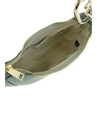 FURLA PRIMAVERA Kleine Umhängetasche aus Kalbsleder Olive - Damentaschen - 5