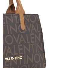 MARIO VALENTINO REGINA RE Handtasche mit Allover-Logo und Schultergurt dunkel/natur - Damentaschen - 4